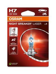 OSRAM H7 12V 55W PX26d NIGHT BREAKER LASER +150% více světla blistr 64210NL-1BL