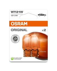 OSRAM WY21W 12V 21W WX3x16d žlutá blistr 2ks 7504-2BL