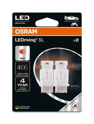 OSRAM LED P27/7W LEDriving SL Red 12V blistr 2ks 3157DRP-2BL