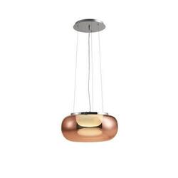 LED Závěsné svítidlo AZzardo Galactic copper AZ3161 18W 1530lm 3000K IP20 42cm měděné