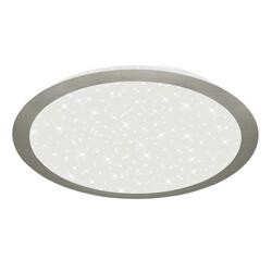 BRILONER LED stropní svítidlo s hvězdným dekorem, pr. 36 cm, 15 W, 1600 lm, matný nikl BRI 3089-012