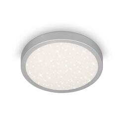 BRILONER LED venkovní svítidlo, pr.28 cm, 2000 Lm, 18,5 W, stříbrná IP44 BRILO 3649-014