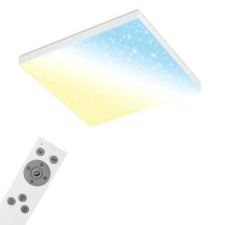 BRILONER Hvězdné nebe CCT svítidlo LED panel, 45cm, 24 W, 2500 lm, bílé BRILO 7382-016