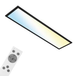 BRILONER CCT svítidlo LED panel, 100 cm, 28 W, 3000 lm, černá BRILO 7385-015