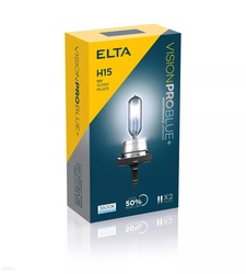 ELTA H15 VisionProBlue +50% 15/55W 12V PGJ23t-1 sada 2ks EB2715TR