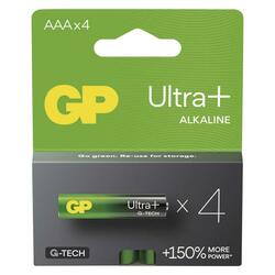 EMOS Alkalická baterie GP Ultra Plus AAA (LR03), 4 ks B03114