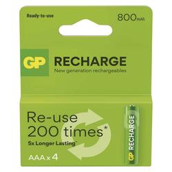 EMOS Nabíjecí baterie GP Recharge 800 AAA (HR03) 4ks B27184