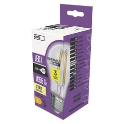 EMOS Lighting LED žárovka Filament A60 8,5W E27 teplá bílá, stmívatelná 1525732001