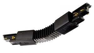 Deko-Light 3-fázový kolejnicový systém - D Line DALI flexibilní spojka levé-pravé, černá 710524