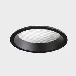 KOHL-Lighting LIM zapuštěné svítidlo s rámečkem pr. 176 mm černá 25 W CRI 80 3000K Non-Dimm