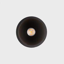 KOHL-Lighting NOON zapuštěné svítidlo s rámečkem pr.83 mm černá 38° 7 W  CRI 80 2700K Non-Dimm