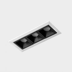 KOHL-Lighting NSES zapuštěné svítidlo s rámečkem 280x45 mm bílá-černá 20 W CRI 90 2700K Non-Dimm