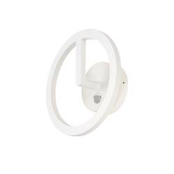 BIG WHITE (SLV) Q-RING nástěnné svítidlo, senzor, 3000 K, IP54, bílá 1007917