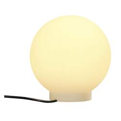 BIG WHITE ROTOBALL FLOOR 25, venkovní stojací lampa, TC-(D,H,T,Q)SE, IP44, koule, bílá, pr. 25 cm, max. 24 W 227219