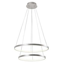 LEUCHTEN DIRECT LED závěsné svítidlo, stříbrná, kruhové, průměr 50cm 3000K LD 11525-21