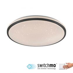 JUST LIGHT LED stropní svítidlo průměr 49cm černé hvězdné nebe krokově stmívatelné 3000K LD 14295-18