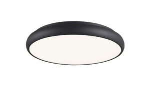 Nova Luce Moderní úzké stropní LED svítidlo Gap v bílé a černé barvě - 38 W LED, 2090 lm, pr. 410 x 90 mm, černá NV 8100982