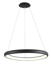 Nova Luce LED závěsné svítidlo Albi ve dvou velikostech a třech barvách - pr. 810 x 60 x 1140 mm, 80 W, 3000 K, stmívatelné, černé NV 8105604 D