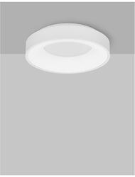 NOVA LUCE stropní svítidlo RANDO THIN bílý hliník a akryl LED 30W 230V 3000K IP20 stmívatelné 9353830