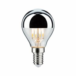 Paulmann LED Retro-kapka 4,8W E14 stříbrný vrchlík teplá bílá stmívatelné 286.67 P 28667