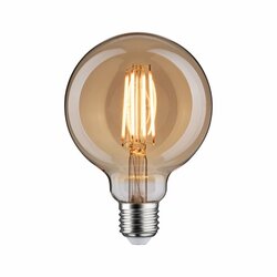 PAULMANN 1879 Filament 230V 3-krokové-stmívatelné LED Globe G95 E27 6W 1800K stmívatelné zlatá