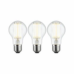 PAULMANN Eco-Line Filament 230V LED žárovka E27 3ks-sada 5W 3000K čirá