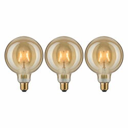 PAULMANN 1879 set LED Globe E27 230V 3x2,7W 1700K zlatá