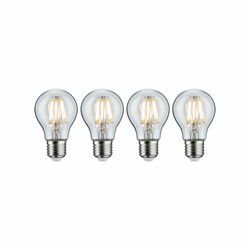 PAULMANN Filament set LED žárovka E27 230V 4x7W 2700K čirá