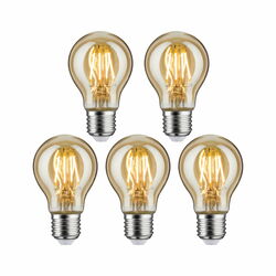 PAULMANN Vintage Edition set LED žárovka E27 230V 4,7W 2500K zlatá