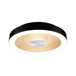 PAULMANN LED stropní svítidlo Volea IP44 3000K / 230V 3,5 / 13W stmívatelné černá/zlatá