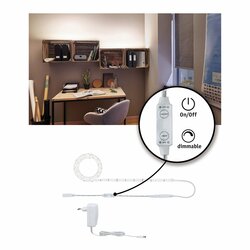 PAULMANN SimpLED Power Strip sada 1,5m neutrální bílá 17W s krytím 789.58 P 78958