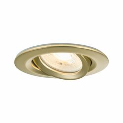 PAULMANN Vestavné svítidlo Nova Plus IP65 kruhové 93mm 30° GU5,3 / GU10 max. 35W 230/12V zlatá mat