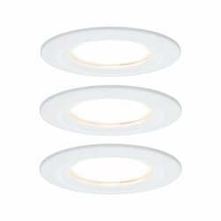 Paulmann vestavné svítidlo LED Coin Slim IP44 kruhové 6,8W bílá 3ks sada stmívatelné 938.70 P 93870