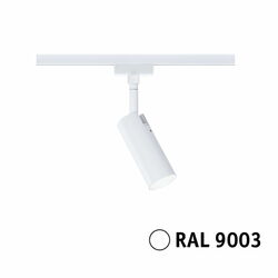 PAULMANN URail LED lištový spot 3-krokové-stmívatelné Tubo spot 4W 4000K stmívatelné 230V bílá