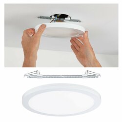 PAULMANN LED vestavné svítidlo Cover-it kruhové 330mm, 22W 4000K bílá mat Panel pro vestavnou i přisazenou montáž 953.90