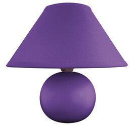 Rabalux stolní lampa Ariel E14 1x MAX 40W fialová 4920