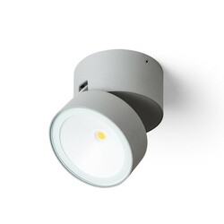 RENDL FLAVIO R přisazené svítidlo světle šedá 230V LED 6W 110° IP54 3000K R14200