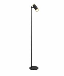 WOFI Stojací lampa Toulouse 1x 10W LED 1050lm 3000K černá + zlatá 3003-104