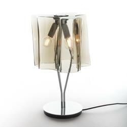 Artemide Logico stolní lampa - fumé difuzor, chromová struktura 0457110A