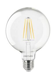 CENTURY LED FILAMENT GLOBE 95mm ČIRÁ 8W E27 4000K 1055Lm 360d 95x140mm IP20 CEN ING95-082740