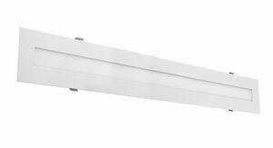 CENTURY LED panel P-QUADRO zapuštěný do SDK. 1200x100x8mm 36W 3000K 1476Lm 120d IP20.