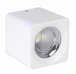 CENTURY Stropní SVÍTIDLO LED QUBE BÍLÉ 131x131x133mm 25W/230VAC 4000K 2500Lm 45d IP20 CEN QBBI-2513140