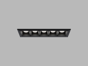 LED2 2491353 Zápustné svítidlo LINEAR II 5, B 10W 3000K/3500K/4000K UGR černá