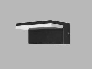 LED2 5400154D Venkovní nástěnné svítidlo HUGO II, A DALI/PUSH 9W 3000K/4000K antracit