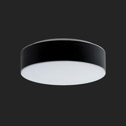 OSMONT 70493 ERIS C3 stropní/nástěnné skleněné svítidlo bílá / bílo - černá IP43 3000/4000 K 33W LED