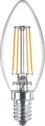 Philips CorePro LEDCandle ND 4.3-40W E14 840 B35 CLEAR GLASS