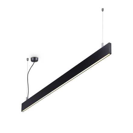 LED Závěsné svítidlo Ideal Lux LINUS SP BK 4000K 268217 34W 3850lm 4000K IP20 120cm černé stmívatelné