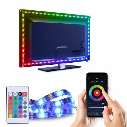 Solight LED WIFI smart RGB pásek pro TV, 4x50cm, USB WM58