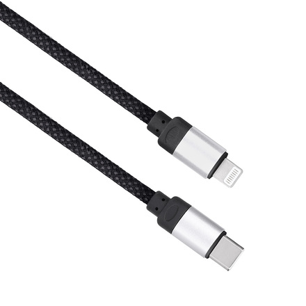 Solight magnetický USB-C/Lightning kabel, USB-C konektor - Lightning konektor, 1m SSC2201