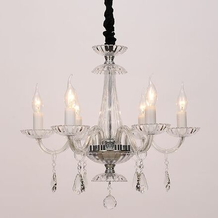 ACA Lighting Crystal závěsné svítidlo BLK80386PCC